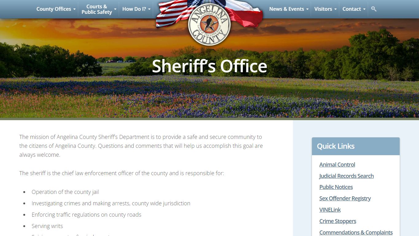 Sheriff’s Office – Angelina County