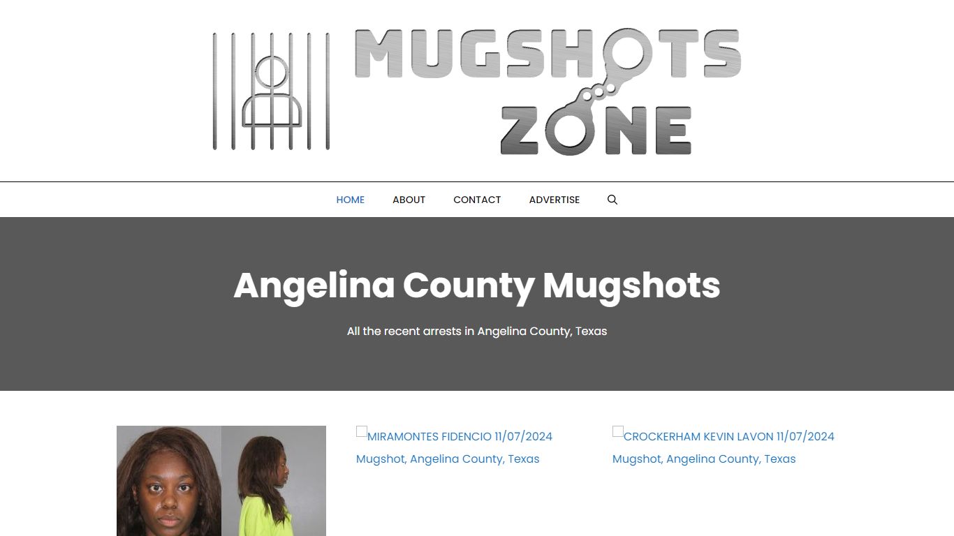 Angelina County Mugshots Zone